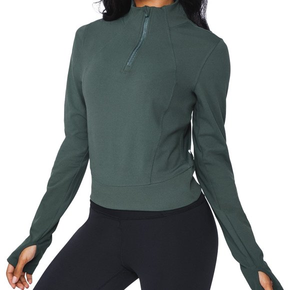 90 Degree by Reflex Workout Jacket Forest Teal Sz X Small ~ XL NWT - Picture 4 of 5